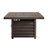 Baecher 5 - Person Wicker / Rattan Outdoor Sectional Seating Group ( Fully Assembled ) with Cushions and Aluminum Fire Pit Table-1358160954-1437977169