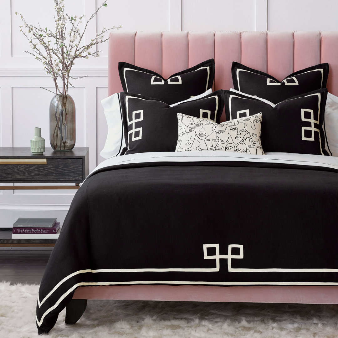 Inès Modern & Contemporary 100% Linen Comforter Eastern Accents 