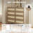 Rattan Dresser with 8 Drawers, 47.2" Wide Double Dresser for Bedroom, Living Room, Hallway, Natural