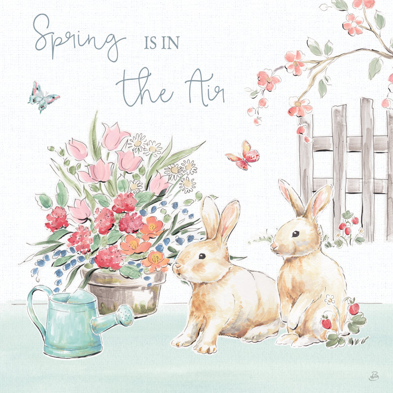 Printemps VI, H 12 po x l 12 po, Non, Toile tendue