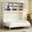 Grand lit escamotable avec grand rangement-1366832380