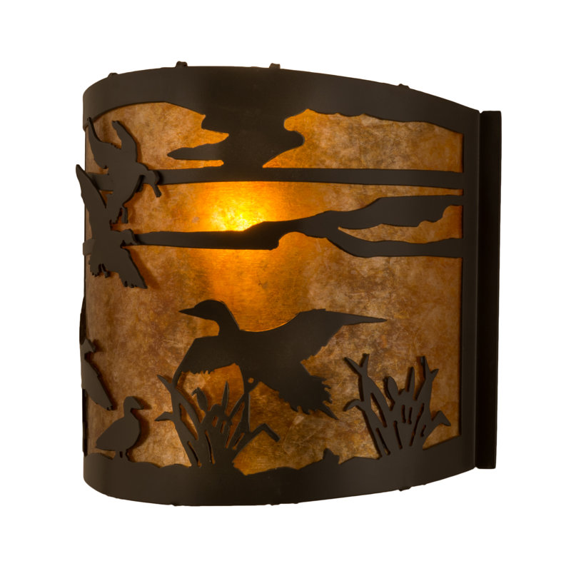 Ducks In Flight 1 - Light Flush Mounted Sconce