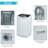 Costway 1.04 Cubic Feet cu. ft. High Efficiency Portable Washer & Dryer Combo in Gray