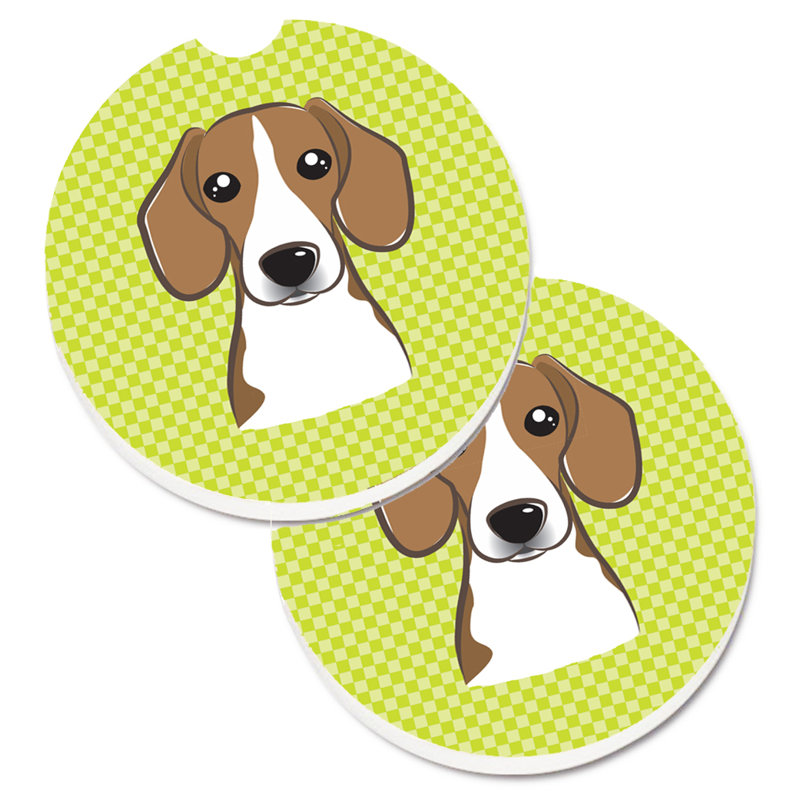 Sous-verre Retriever, Vert lime, Beagle