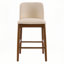 Tabouret de comptoir rembourré en bois-161700672