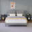 Nightstand with Drawer and Shelf for Bedroom, Living Room, Dorm-573769928