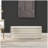 Fuji 49" Upholstered Oval Storage Bench, Ebony  Boucle-1177544211