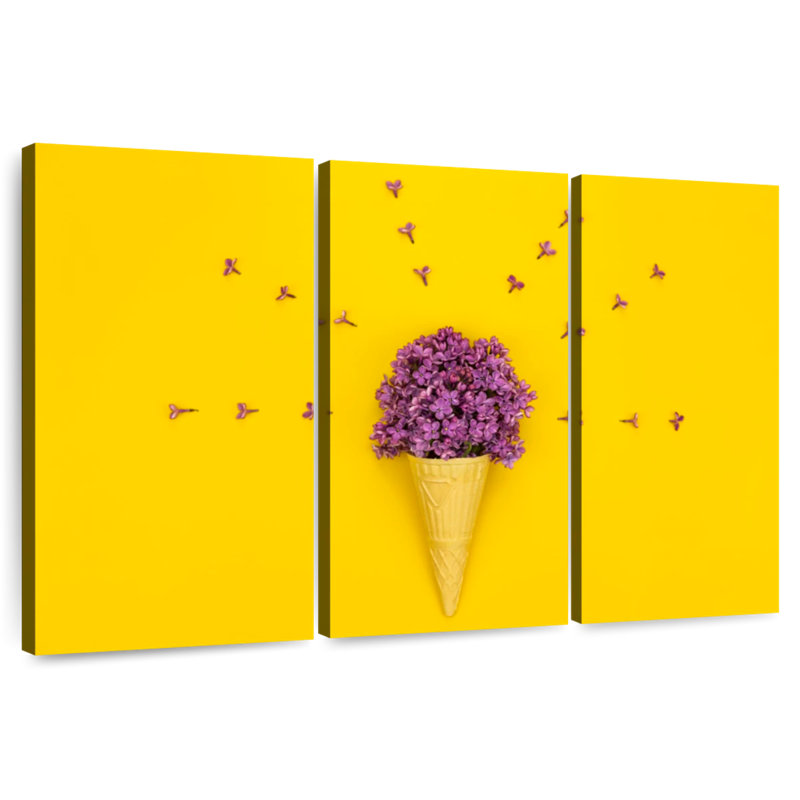 Cône Harnek Lilas, H 20 po x l 33 po