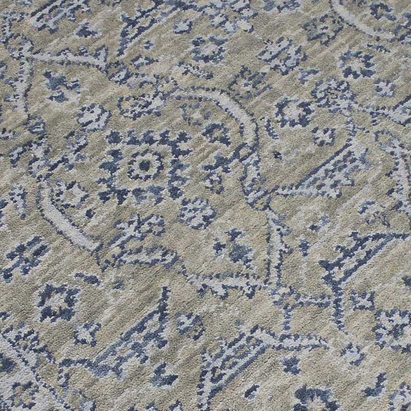 Tapis beige / doré à motif abstrait Turnipseed, Rectangle de 4 pi x 6 pi