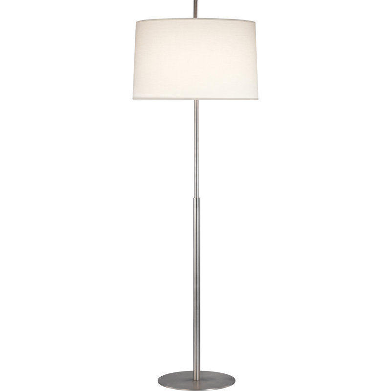 Lampe sur pied 63,75 "Echo, Acier inoxydable