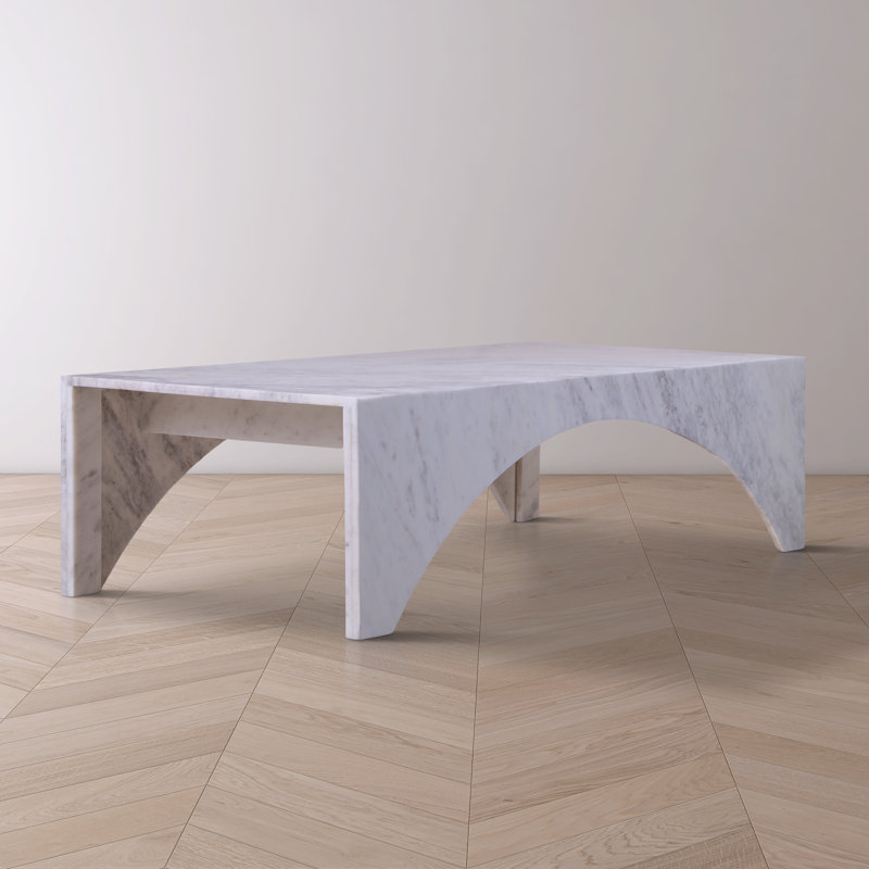 Palermo Marble Coffee Table, White