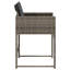 Outdoor Patio Dining Armchair with Cushion-1342042216-1342042221