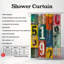 Rideau de douche Gleeful Mix - Premium-430077376