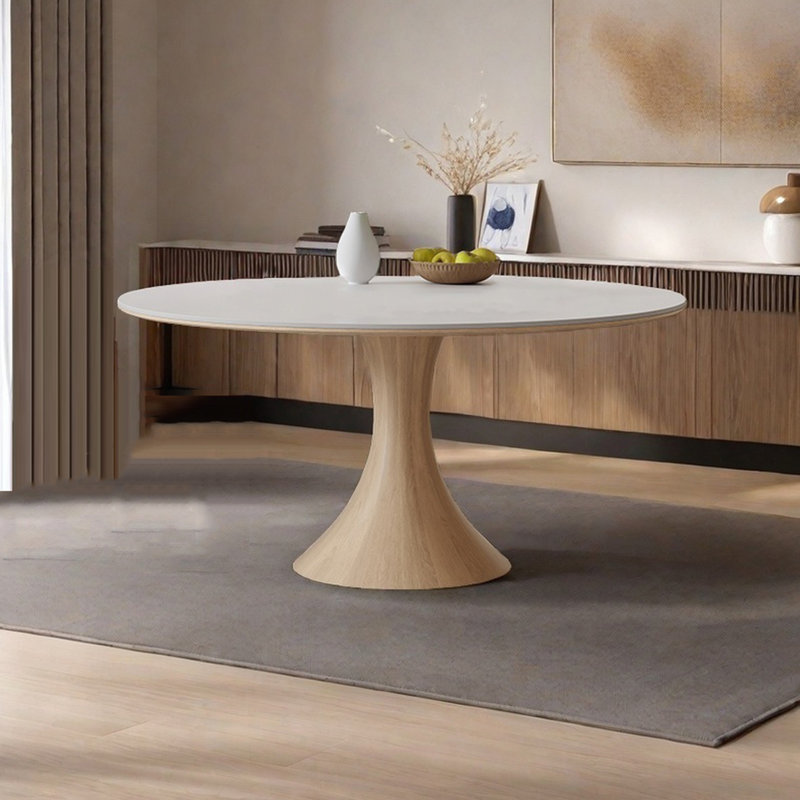 Table de salle à manger Log, H 29,52 po x L 53,14 po x l 53,14 po