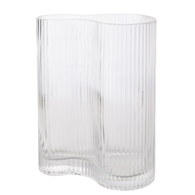 Delwin Glass Table Vase, 24" H x 19" W x 4.72" D