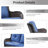 Wendye 6-Piece Outdoor Furniture Sofa Set With 2 Swivel Chairs, 2 Ottomans & 55K BTU Fire Pit Table-1297068838-1297068857