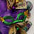 Mardi Gras Fleur De Lis Wreath