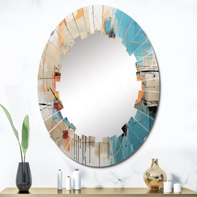 Miroir mural Abstract Chromatics, Abstract Collages Modern - Abstract Chromatics III