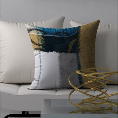 Housse de coussin décorative carrée subtile opulent