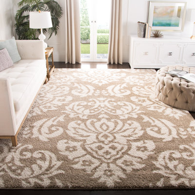 Ellyona Shag Performance Damask Rug