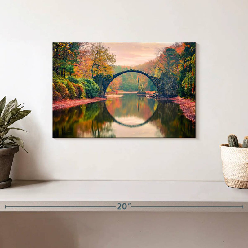 Lilie Devil's Bridge In Germany, 8" H x 12" W