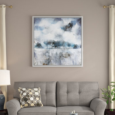 " Obscured Blues " by Jason Jarava Painting Print