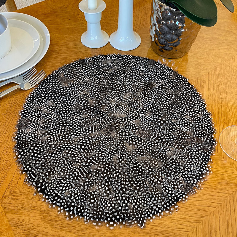Wool Animals/Nature Round Placemat