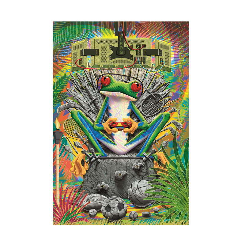 Art sur toile, Michael David Ward, H 12 po x l 19 po