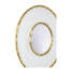 Round Metal; Resin Mirror
