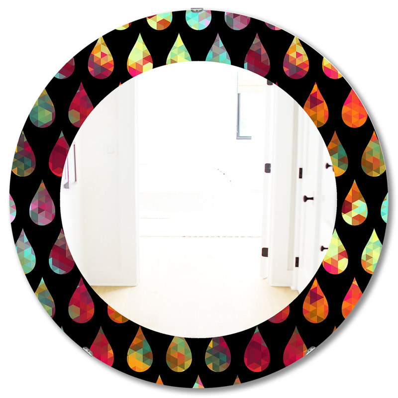 Miroir mural Obsidian Impressions 8, H 31,5 po x l po