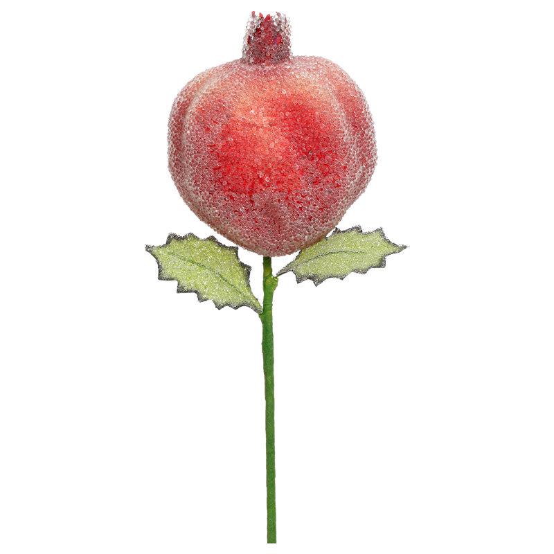 Christmas Pomegranate Pick , 10 Inches