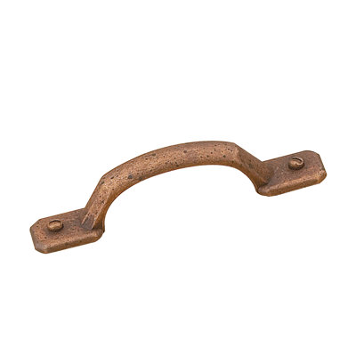 Art Deco Traditional Metal Pull 3 25/32" Center to Center Arch Pull