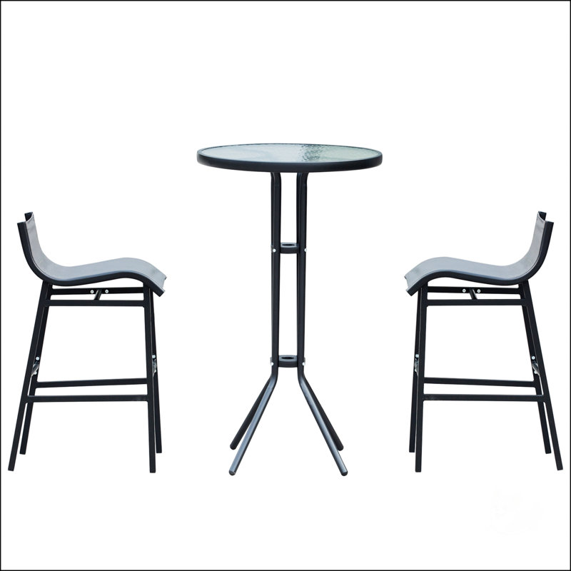 Ensemble bistro 3 pièces pour 2 personnes