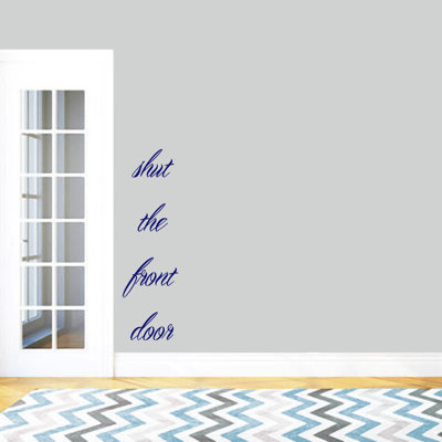 Text & Numbers Non-Wall Damaging Wall Decal