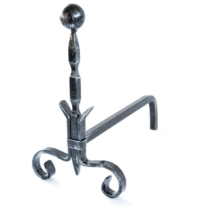 Enzo Iron Andiron, 50cm