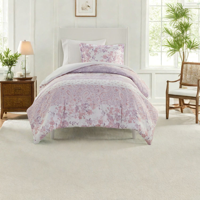 Ensembles de literie à motif floral romantique, microfibre de polyester, style rétro