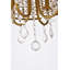 Lustre cylindrique unique à 4 lumières avec accents de cristal Lela-386606035-386606034-387280258