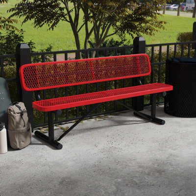 Banc de parc d'extérieur standard avec dossier Leisure Craft