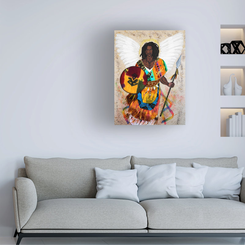 Bolog " His Protection " on, 47" H x 35" W