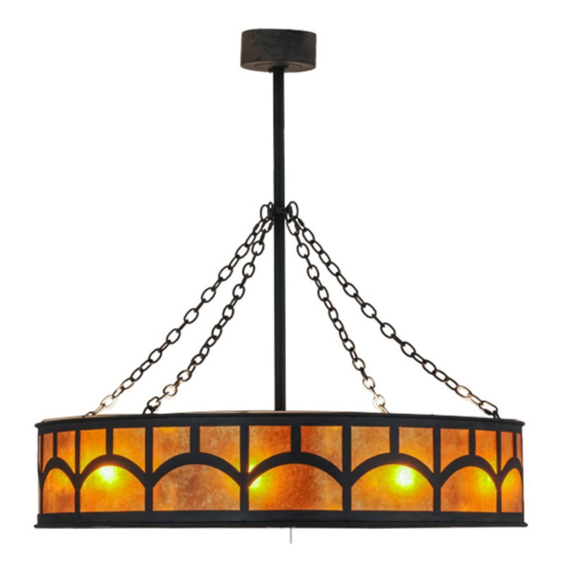 Mission Downrod Ceiling Fan