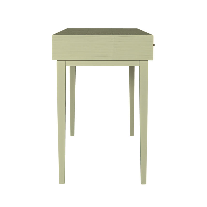 Andros Solid Wood Writing Desk, Celery Green