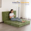 Tri-Fold Velours côtelé 6 po-276267232-275583035