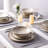 Ceramic Dinnerware Sets,Handmade Reactive Glaze Plates And Bowls Set,Highly Chip And Crack Resistant | Dishwasher & Microwave Safe Dishes Set,Service For 6 (18Pc)