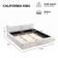 Lit plateforme tapissier Luxurious
