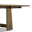 Table de salle à manger en bois de pin massif Combe (82,5 po à 122 po)-117558553