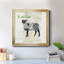 Golden Cuisine Sheep - Reproduction d'art graphique sur toile encadrée-2081805520-2081805482