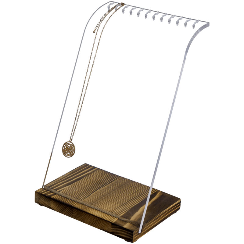 Teton 12 Hook Acrylic Jewellery Stand