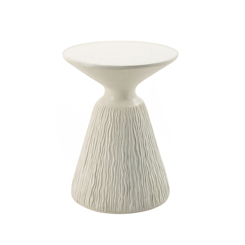 Table d'appoint en fibre de béton