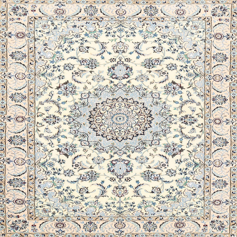 Pepperbush Oriental Indoor Rug, Round 5'