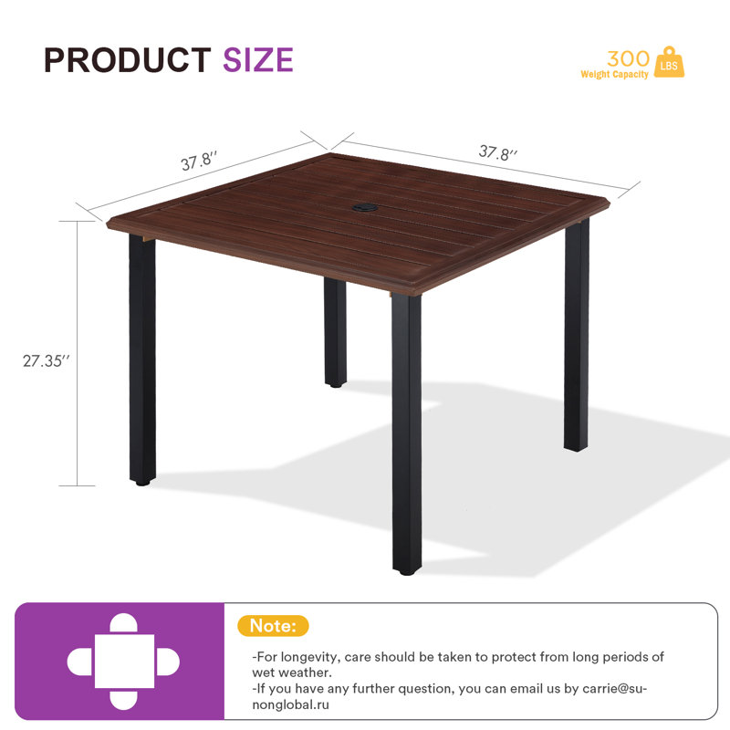 Table repas Hesson, Noyer